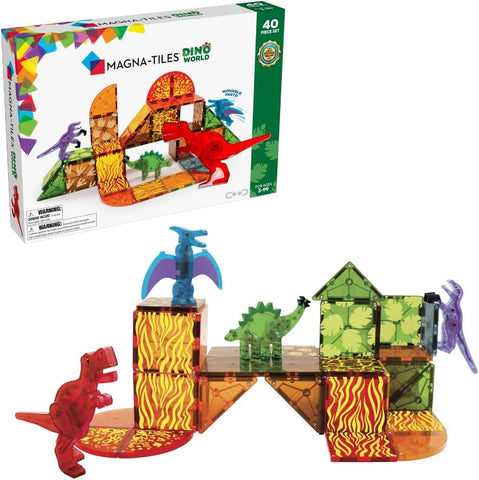 Magna-Tiles® Dino World 40-Piece Set