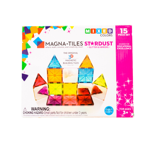 Magna-Tiles® 15 piece Stardust Set