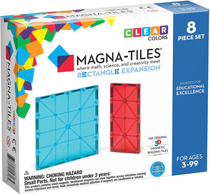 Magna-Tiles® 8 Piece Rectangles Expansion Set
