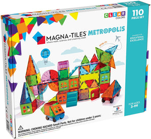Magna-Tiles® 110 Piece Metropolis Set